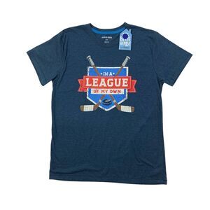 Little Blue House T Shirt Mens M Metal Hockey League Of My Own Funny Gag Gift